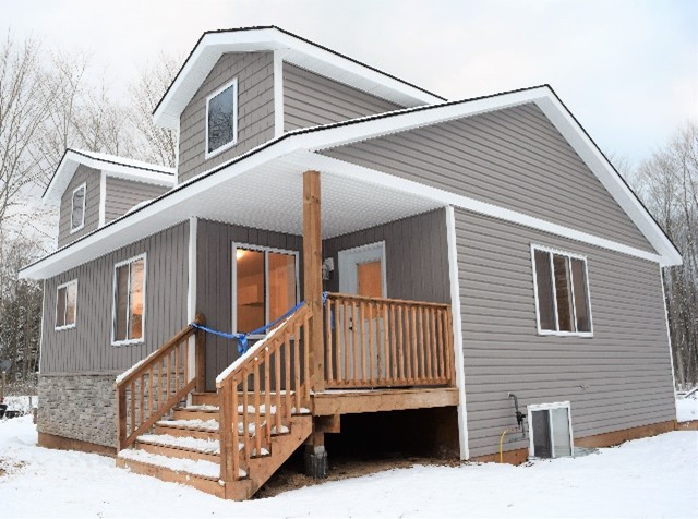 Habitat House at Ribbon Cutting