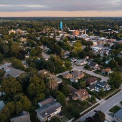 Aerial View of Houses